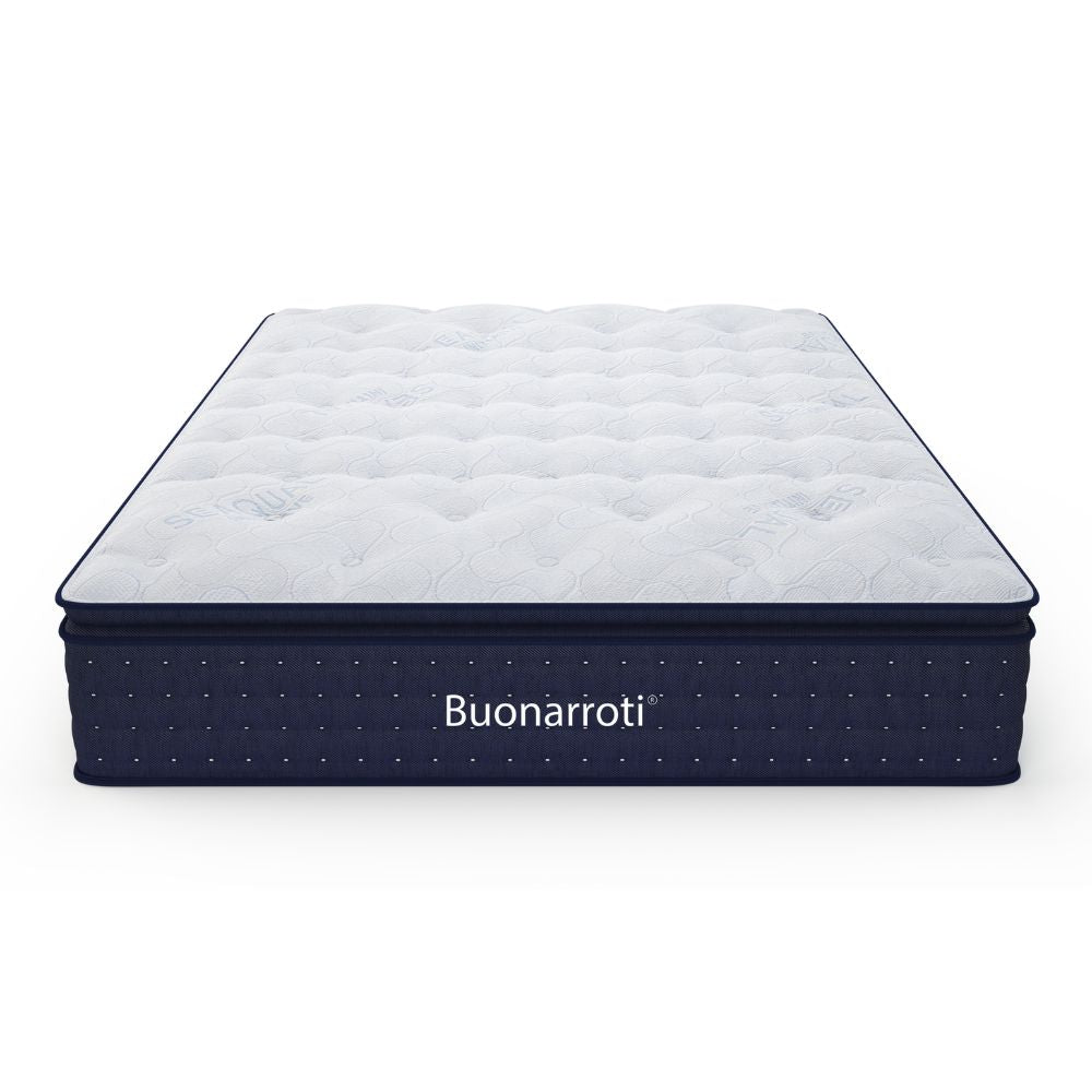 Doppelbettmatratze aus Taschenfedern und Memoryschaum 160x190x33H cm - Maripo