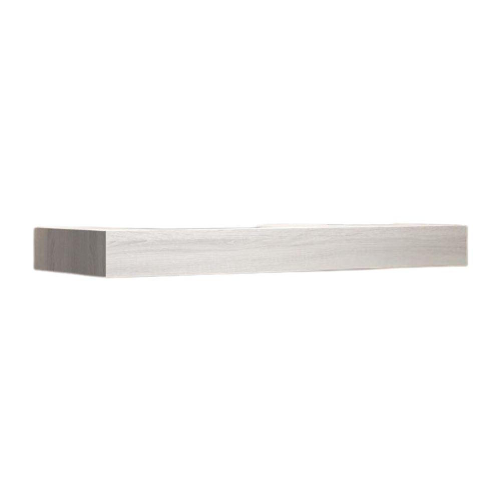 Waschtischplatte für Aufsatzwaschbecken, Eiche Graueis, 120x45 cm - Ally