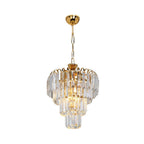 Plafonnier à 3 lumières Miranda MDL3831 verre et or