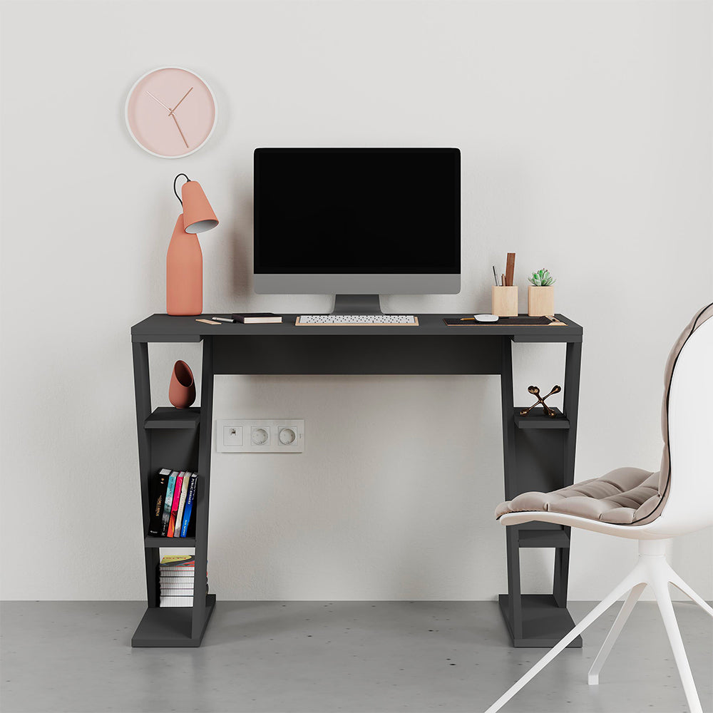 MMS290422 BUREAU PAPILLON 106 CM COULEUR ANTHRACITE