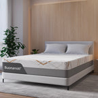 Materasso matrimoniale con Memory Foam, sfoderabile con molle insacchettate 160x200x30 cm Corvo