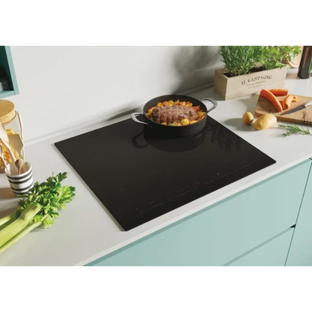 TABLE DE CUISSON À INDUCTION 4 ZONES DE CUISSON NOIRES CANDY L x P x H (mm) : 590x520x60