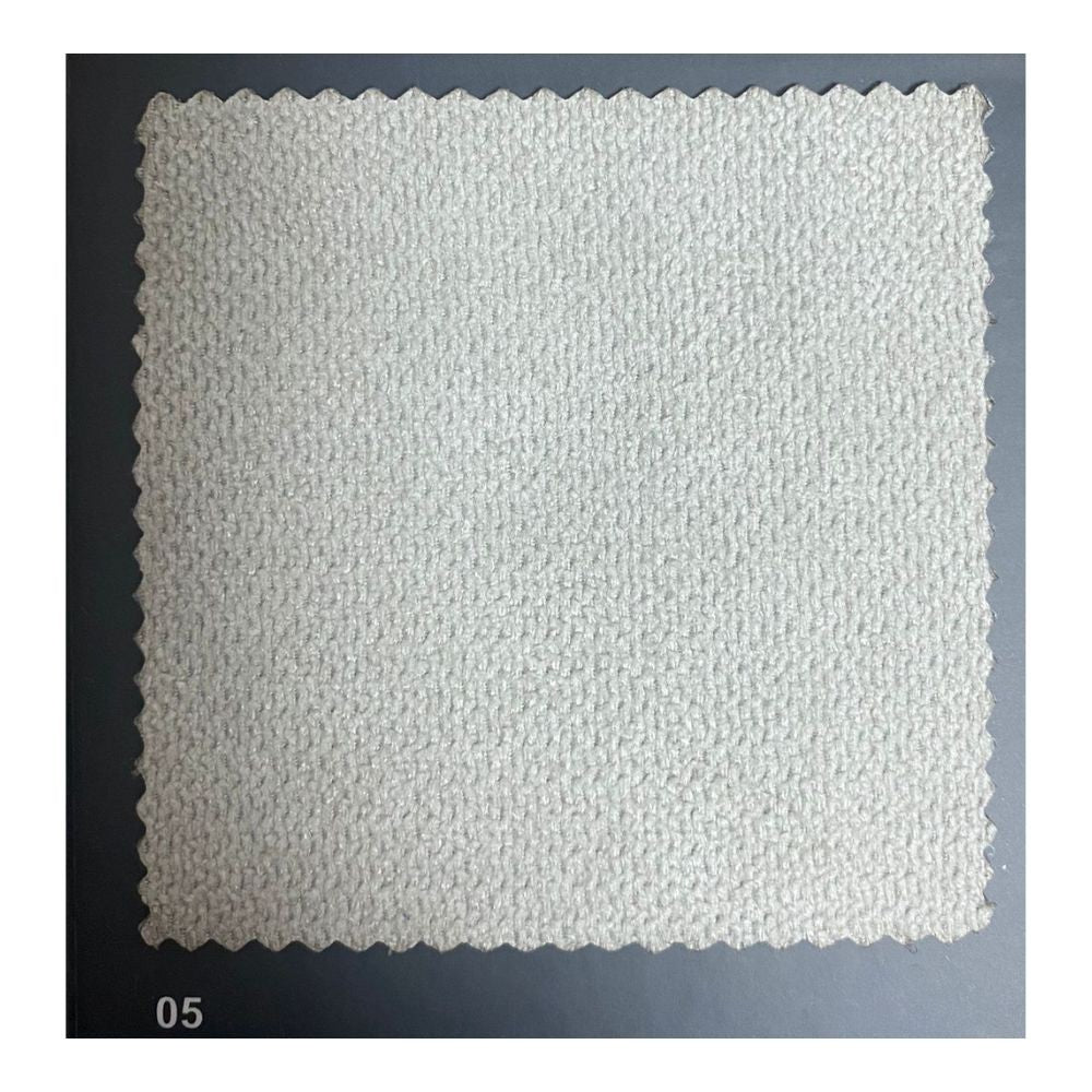 Canapé 2 places avec pieds carrés revêtu de tissu couleur beige - Alenda