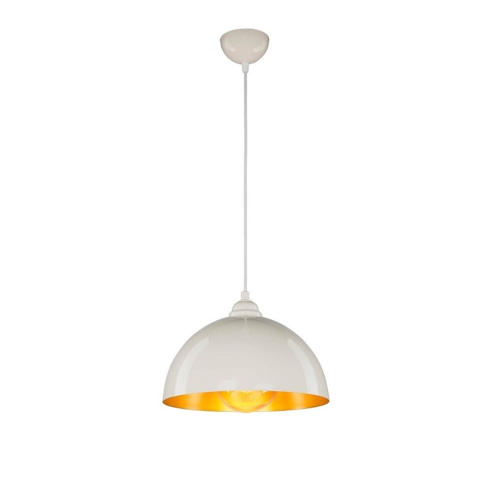 Suspension 60h en métal blanc Topak