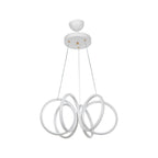 Lampada a sospensione LED forma spirale colore bianca Ilya MDL4439