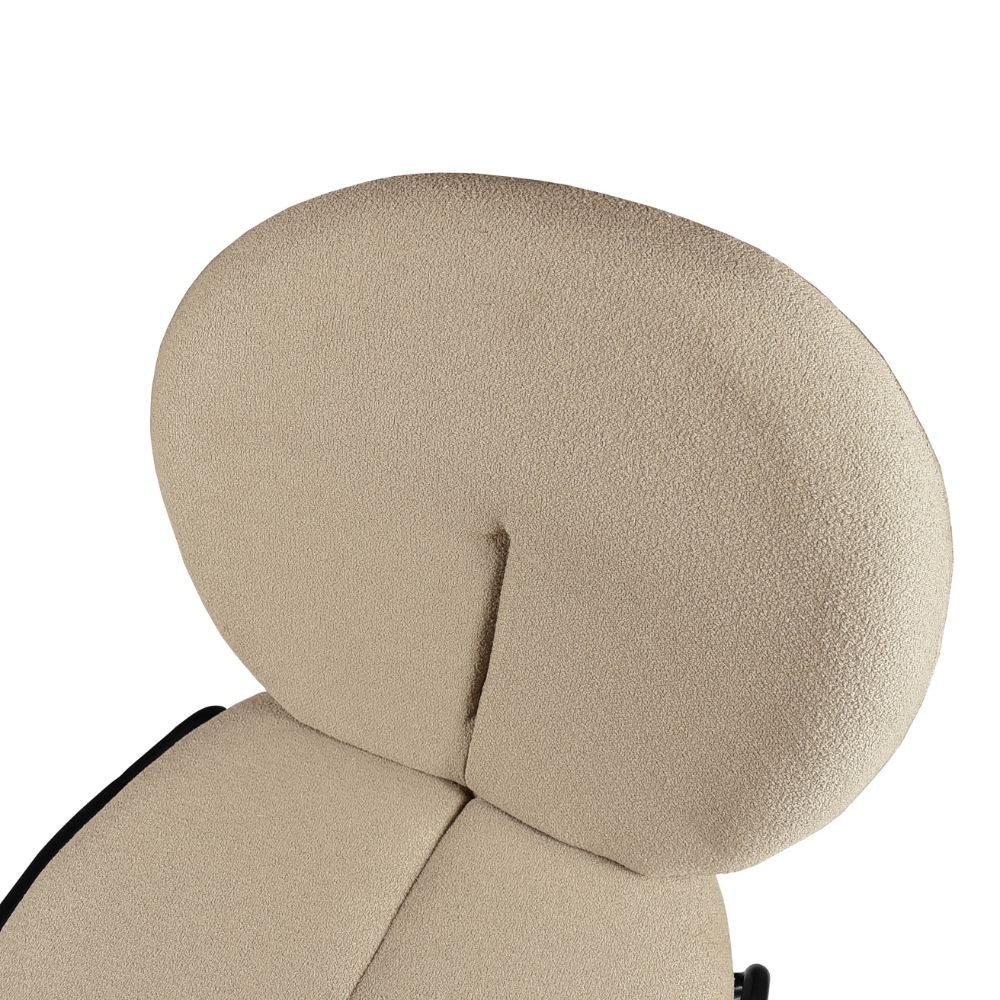 Set mit 2 Esszimmerstühlen, stoffbezogen, beige, 53x94h cm - Sirio