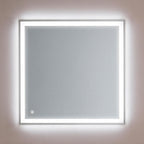 Specchio da bagno con illuminazione LED anti appannamento 120x80 cm - Kabyu