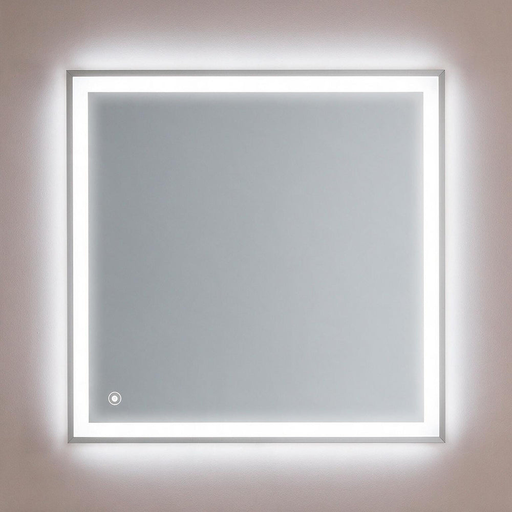 Specchio da bagno con illuminazione LED anti appannamento 120x80 cm - Kabyu