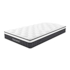 Matelas simple à ressorts ensachés et tissu tricoté 80x190x21H Pici