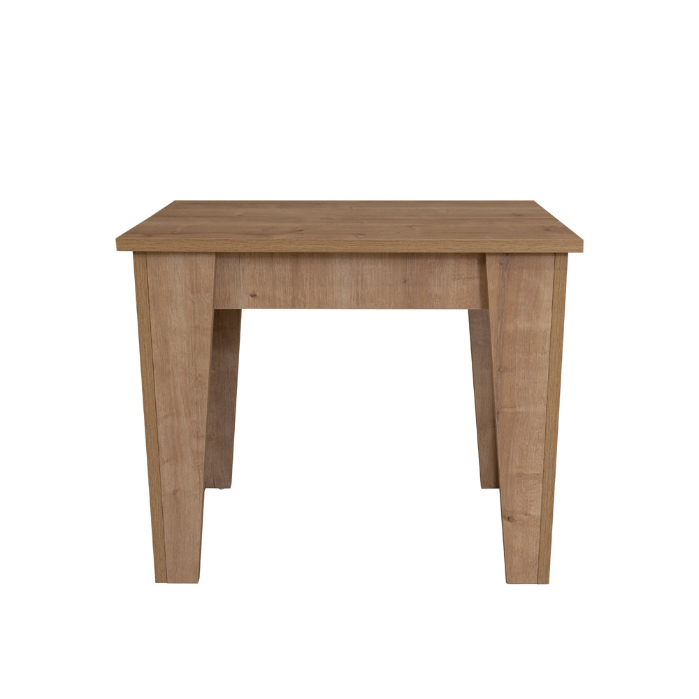Ausziehbarer Konsolentisch, Eichenfarbe, 50x90 cm – Natron
