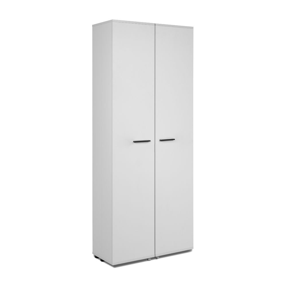 Scarpiera a 2 ante con scomparti colore bianco 74x181H cm - Magika