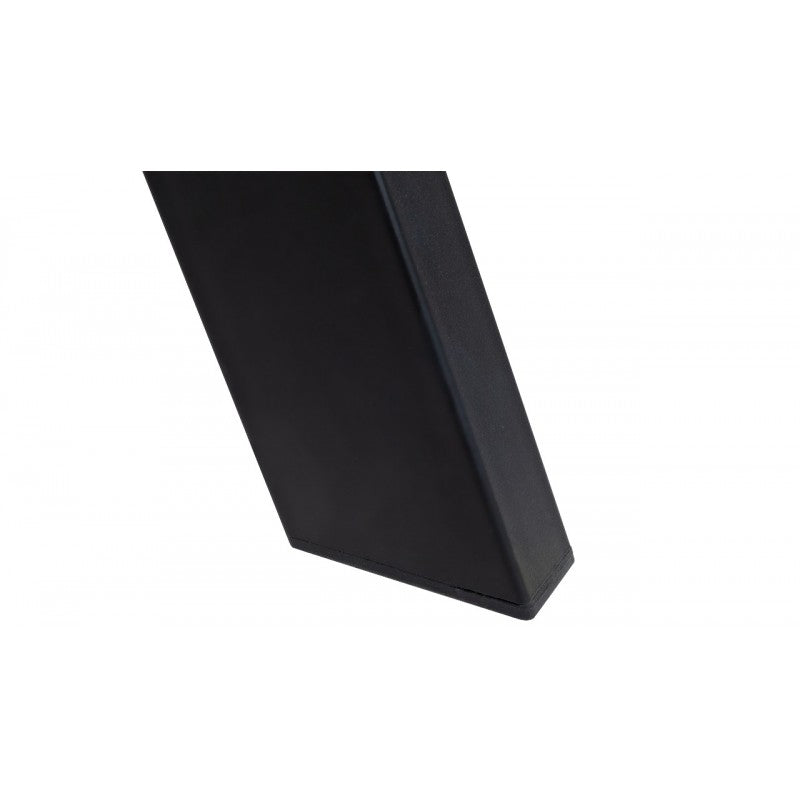 Tavolo da pranzo 180×100 cm colore rovere noce e acciaio antracite Marburg