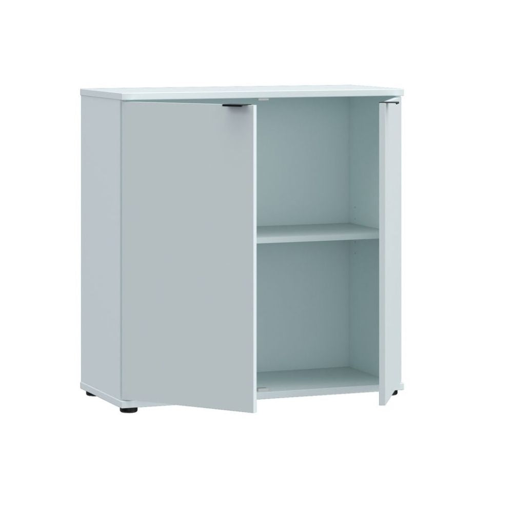 GNMK221-U58 MEHRZWECKSCHRANK MIT ZWEI TÜREN HELLGRAU L80CM3