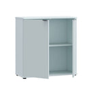 GNMK221-U58 MEHRZWECKSCHRANK MIT ZWEI TÜREN HELLGRAU L80CM3