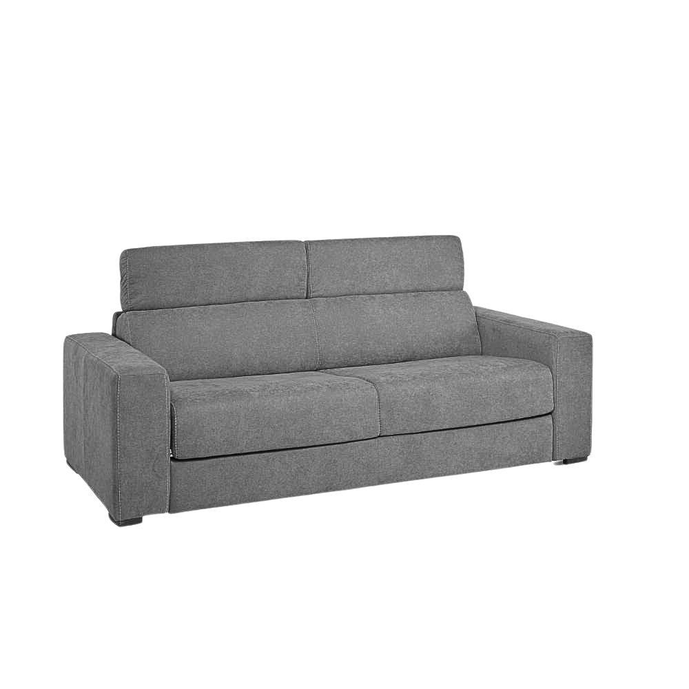 Divano letto 3 posti tessuto Penelope22 grigio Crien