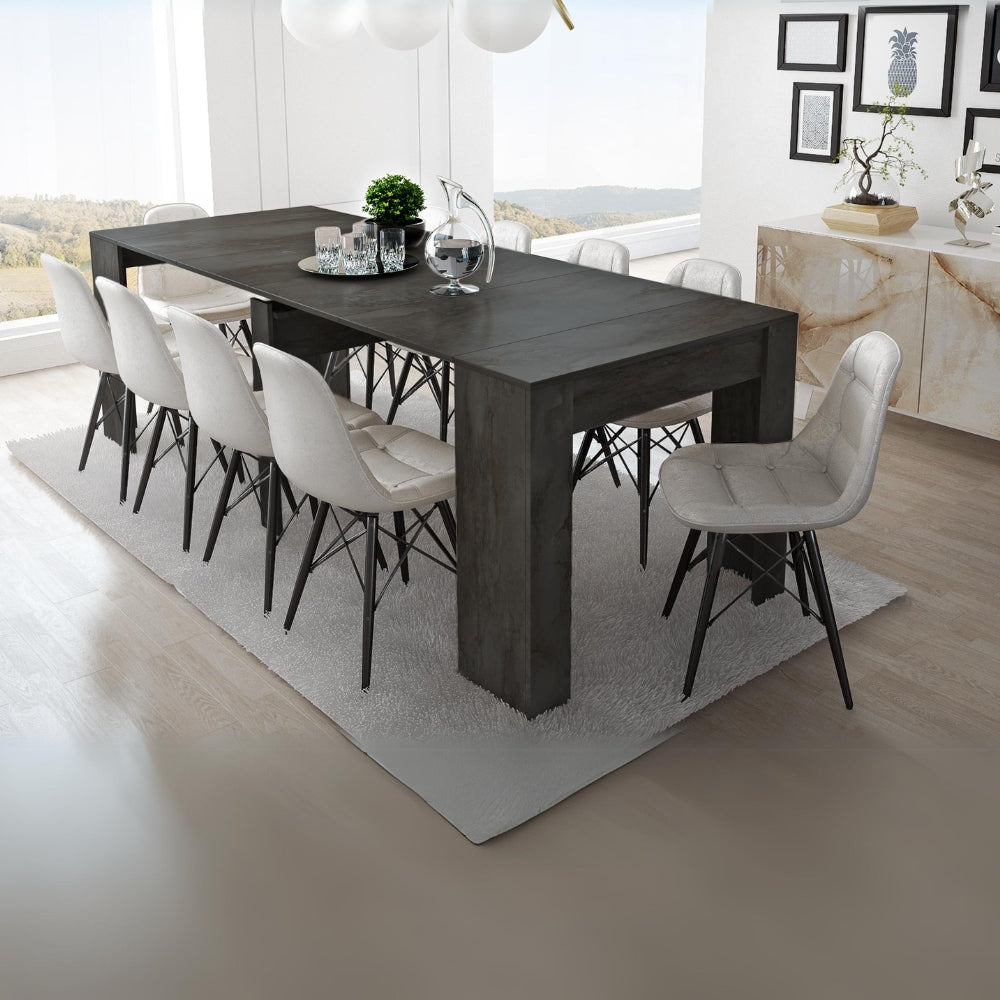 Console extensible couleur oxyde 90x51,6 cm - Luka