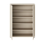 Meuble polyvalent 2 portes coloris cachemire 74,5x35x99 Medea