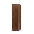 Armadio con 1 anta e ripiano colore noce antico 45x60x180H cm