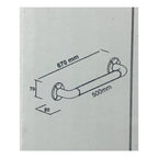 Corrimano di sicurezza per bagno 67 cm KV1101 bianco