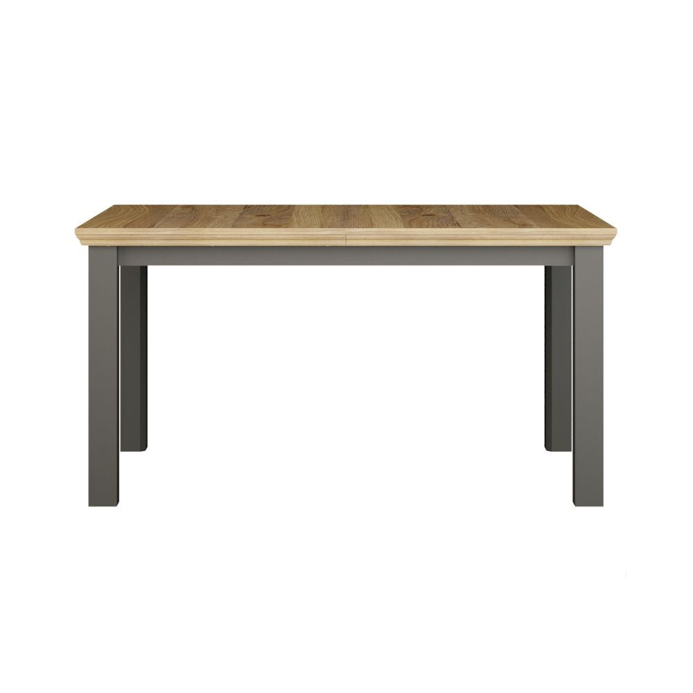 Tavolo allungabile 150/200 cm colore grigio scuro e rovere Essenza