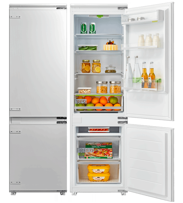 Réfrigérateur congélateur intégrable 271 litres classe F - Master Kitchen MKRF320ISTF