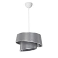 Lampada da soffitto con paralume grigio effetto legno - Lima MDL5132