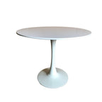 Tavolo rotondo colore bianco 90x73H cm - Derek