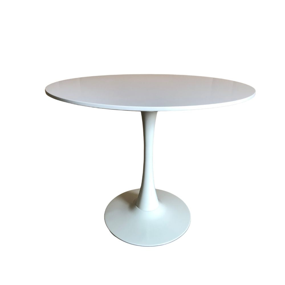 Tavolo rotondo colore bianco 90x73H cm - Derek