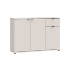 GNMK231L-U60 MEHRZWECK-UNTERSCHRANK MIT DREI TÜREN + 1 SCHUBLADE KASCHMIRFARBEN L120CM