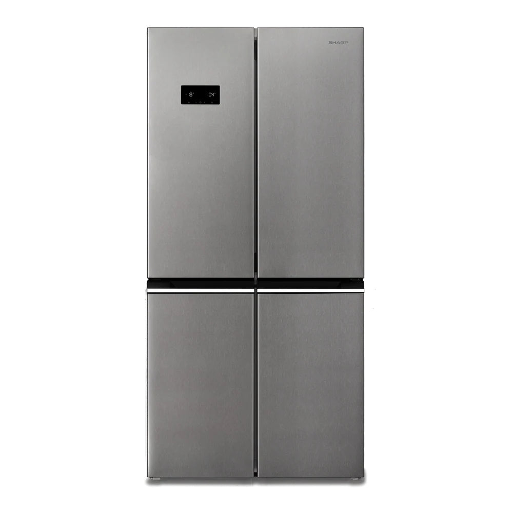 Frigorifero 4 porte NF da 84 cm. Sharp SJ-NFA35IHXID 487 litri Advance No Frost inox classe D