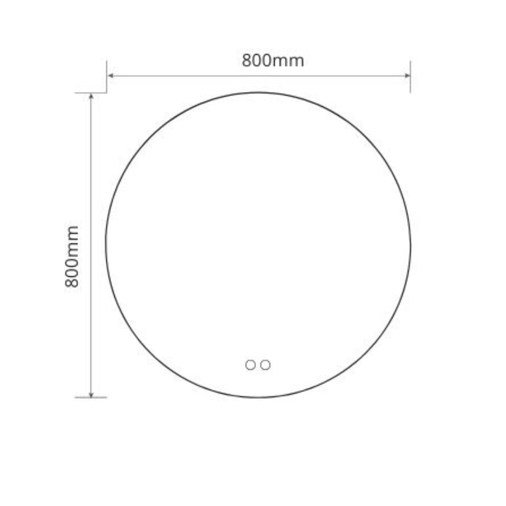 MIROIR SMART ROND DIAM. 80