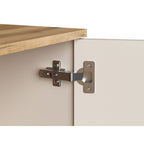 ENFILADE 4 TIROIRS + 1 PORTE CACHEMIRE/CHÊNE EVOQUE
