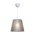 Lampada a sospensione in tessuto grigio - Conic ASZ0777