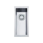 Lavello cucina monovasca sottotop inox satinato 44x20 cm. Franke Planar PEX110-16