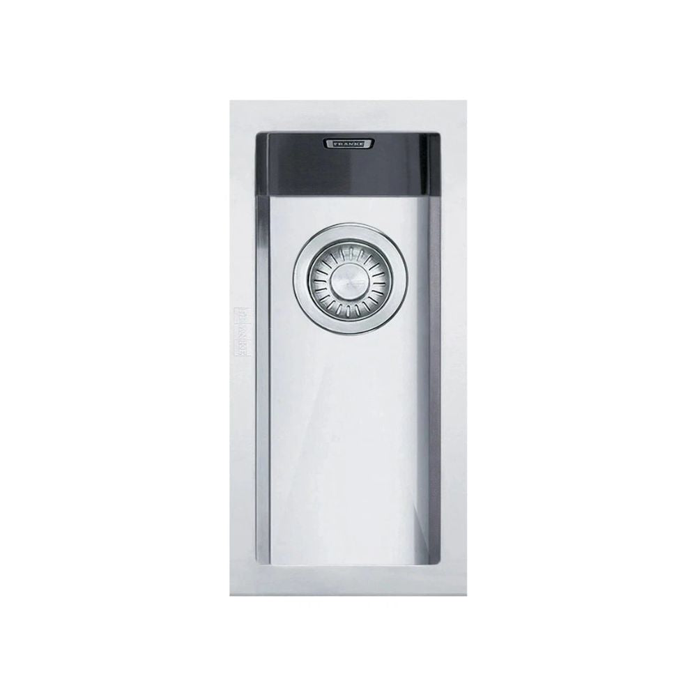 Lavello cucina monovasca sottotop inox satinato 44x20 cm. Franke Planar PEX110-16