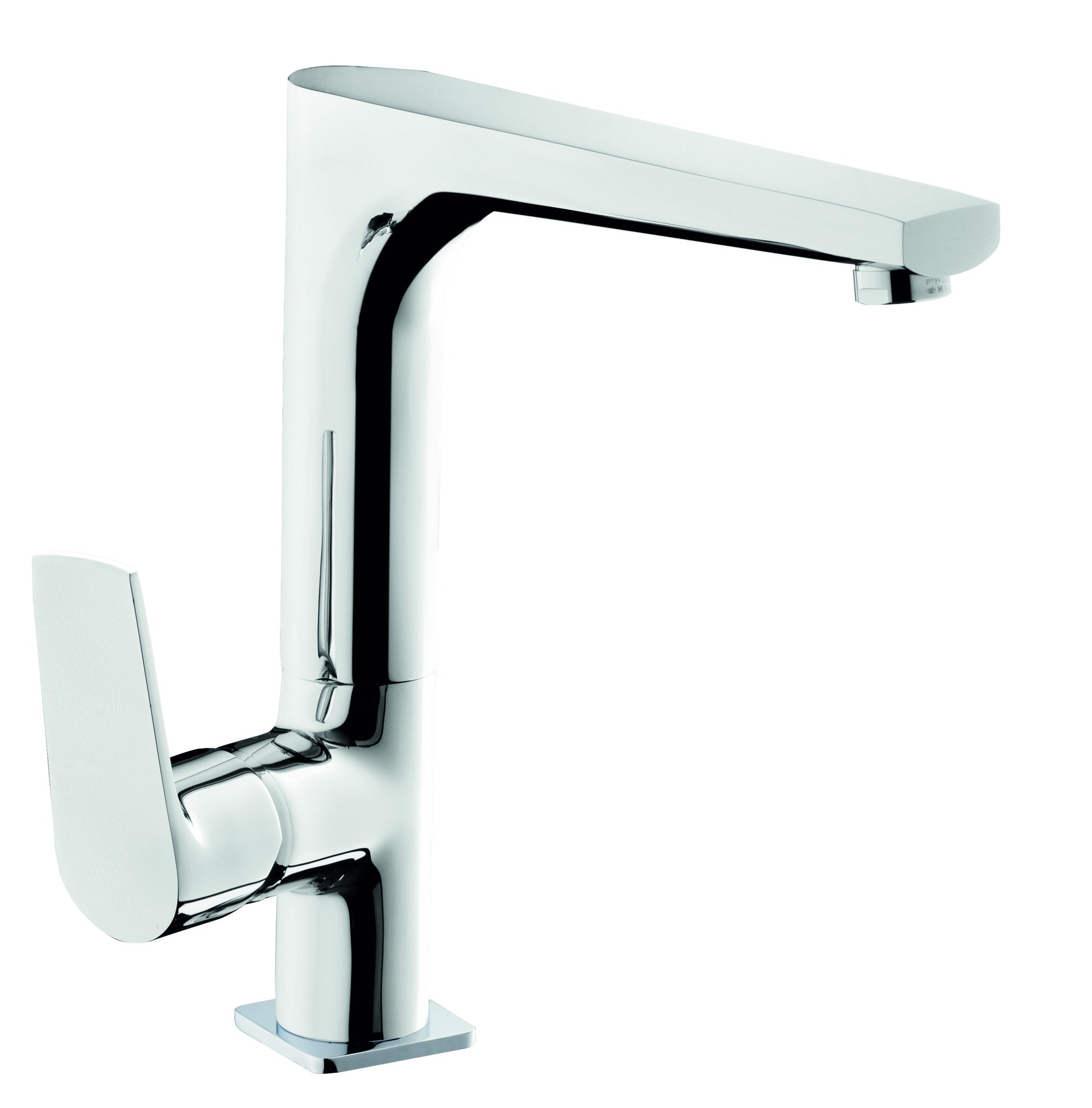 Mitigeur de cuisine chromé avec bec orientable Azur