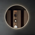 Specchio rotondo da bagno retroilluminato LED anti appannamento 70 cm - Tekyr