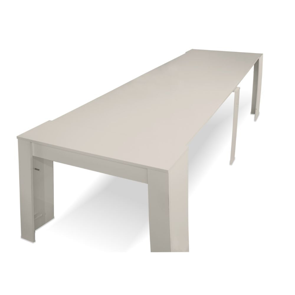Console extensible 90x50x76h cm couleur cachemire Ofelia