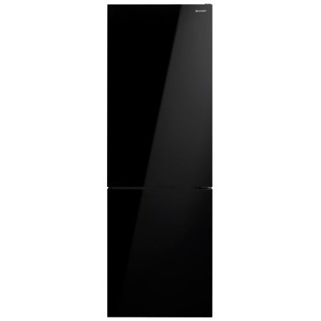 Frigorifero NO FROST 331lt con estetica glass nero classe D Sharp SJNBA31IEBGD