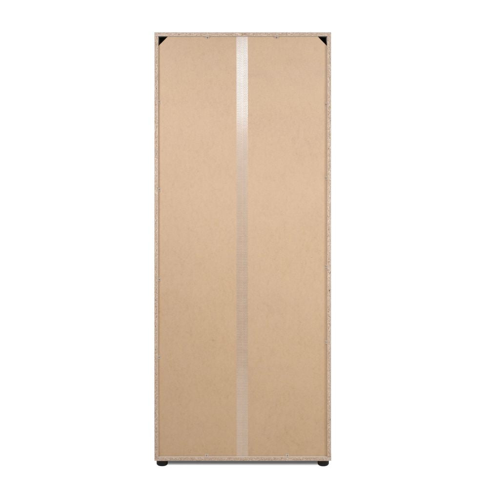 Scarpiera a 2 ante con scomparti colore bianco 74x181H cm - Magika