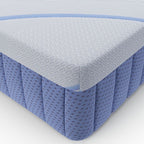 Materasso singolo a molle 5 zone con rivestimento antiscivolo 80x190x30H cm - Parem
