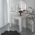 Consolle allungabile 90x53,6x75,2H cm colore bianco rustico Petra