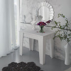 Consolle allungabile 90x53,6x75,2H cm colore bianco rustico Petra