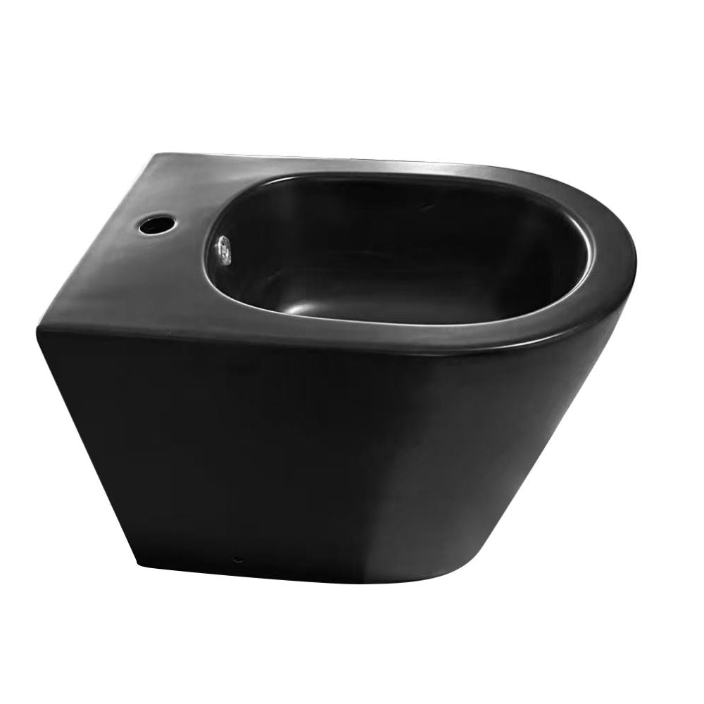 Bidet a pavimento nero opaco YJ-1380FMB