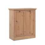 Anrichte mit 2 Türen und Einlegeböden in Altholz-Eiche 80x90H cm - Tiberio