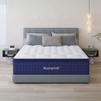 Doppelbettmatratze aus Taschenfedern und Memoryschaum 160x190x33H cm - Maripo