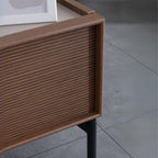 Camera da letto con letto contenitore e armadio con specchi colore beige e kaplan - Vega