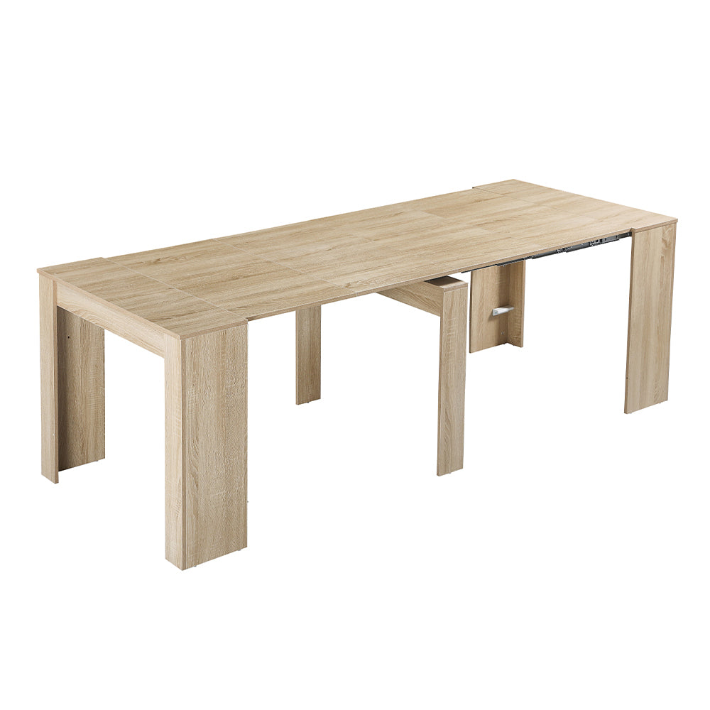 Tavolo consolle colore rovere allungabile a 3 metri 90x50 cm - Ofelia