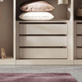 Commode intérieure 3 tiroirs pour armoire Londres L90 coloris cachemire