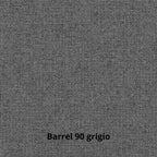 Divano angolare con penisola reversibile e letto estraibile colore grigio - Kendall